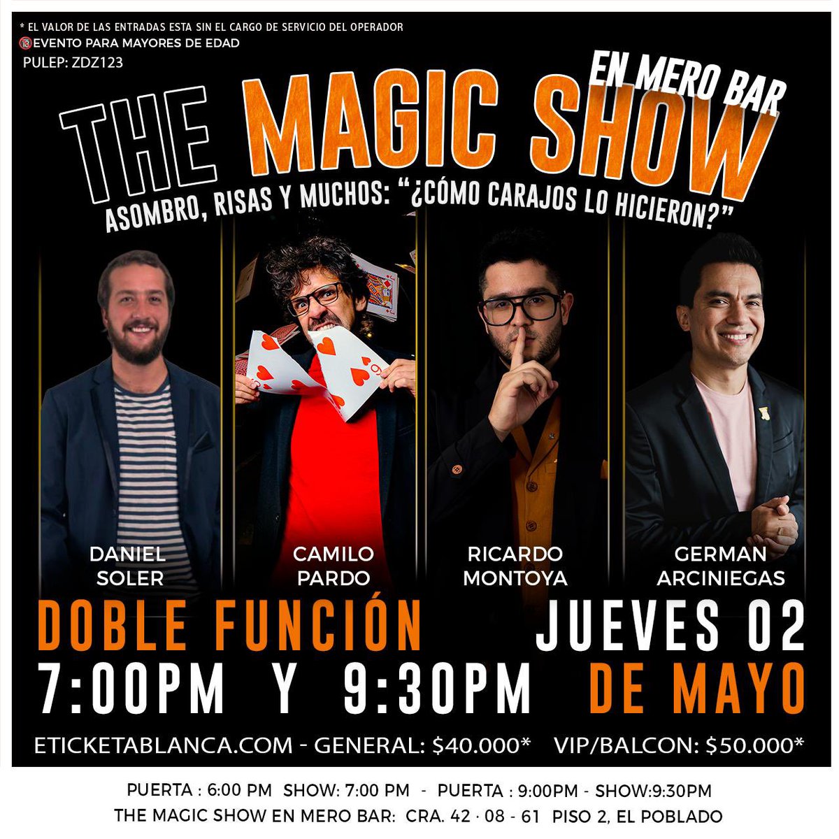 magazo's tweet photo. @CamiloPMagia Solo comparable a lo que vivirán este jueves 2 de mayo en Medellín 🤣 https://t.co/h3JY5AwJTN