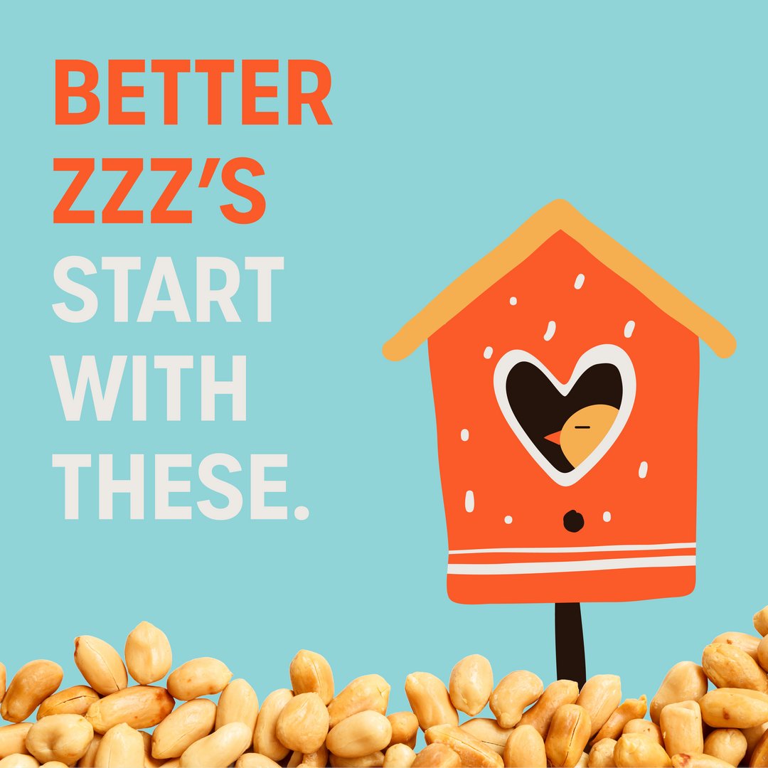 You snooze, you win! The Mediterranean diet (which includes peanuts) is associated with several indicators of better sleep quality. bit.ly/499XNZv #PeanutSuperfood #MediterraneanDiet