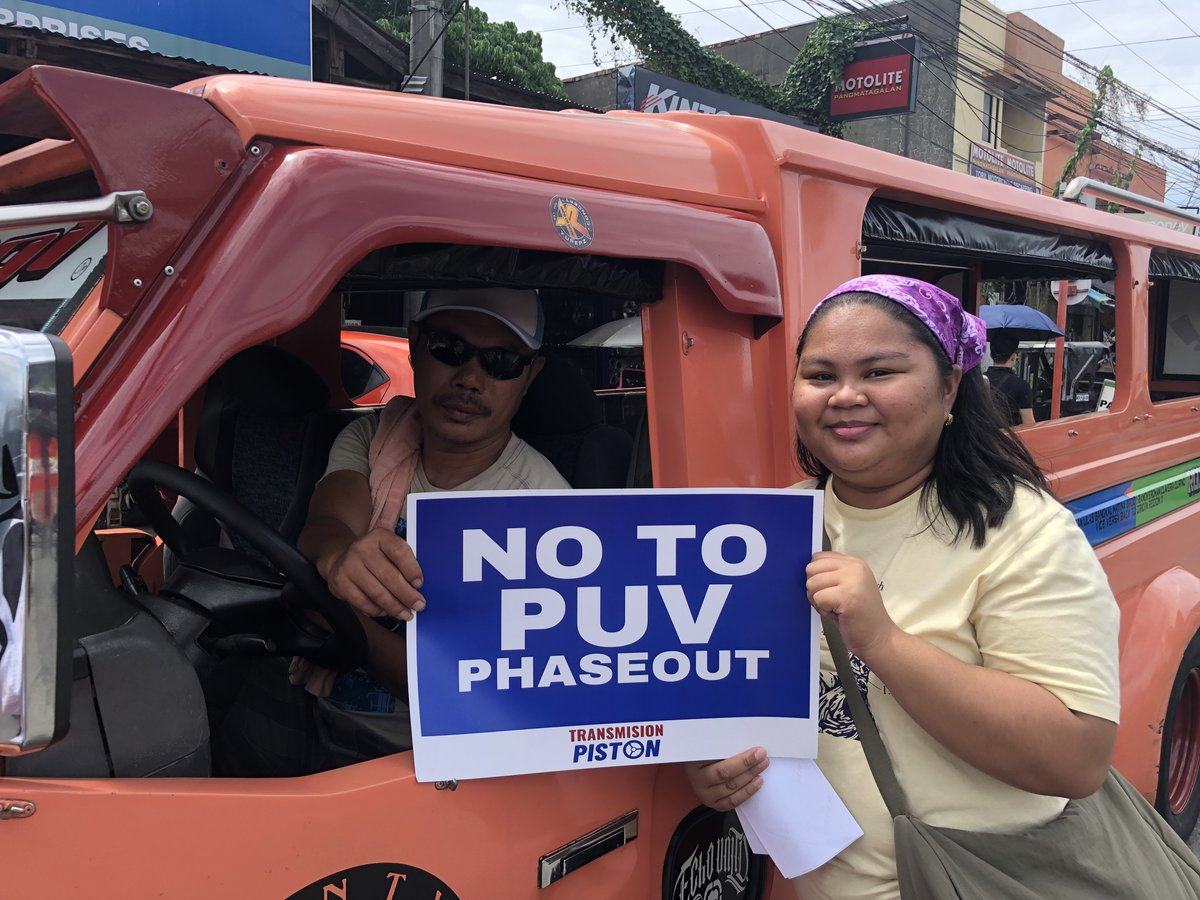 Dabawenyos say #NoToPUVPhaseout, #NoToDavaoBusProject! Full post: facebook.com/transmision.pi…