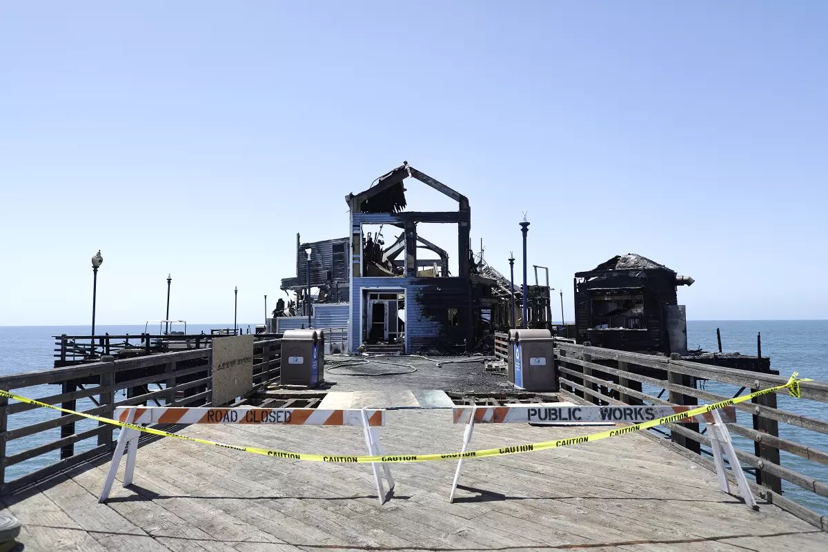 “The Oceanside pier fire's area of origin was found to be the northwest corner at the end of the Pier, possibly underneath the promenade deck.  Preliminary investigations indicate an accidental cause. There is no evidence of an intentional or incendiary act.” According to