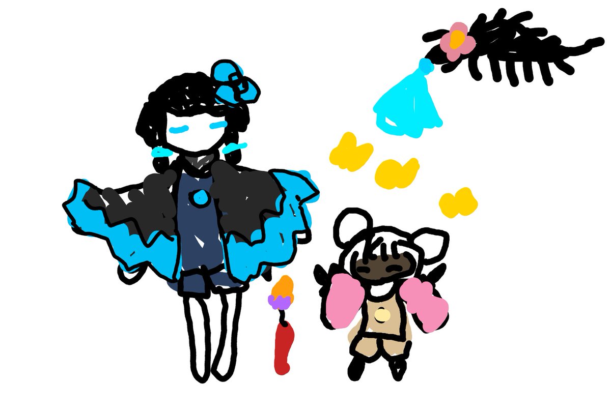 「これは教祖が描いたみんななかよしの絵 」|🐝り子⚙のイラスト
