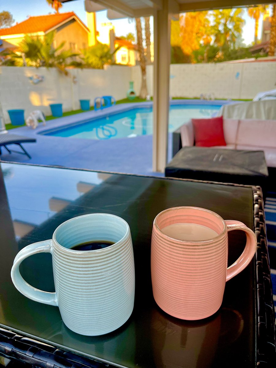 Good morning from sunny Las Vegas. May you all have a blessed and a winning day. #goodmorning #morningcoffee #coffee #bythepool #sunshine #lasvegas #vegasbaby #riseandshine #thehostoflasvegas #haveaniceday #blessed