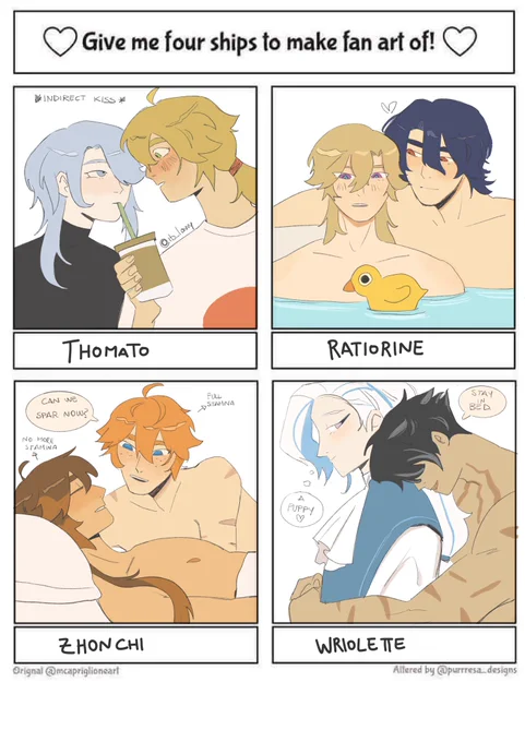 Had fun drawing other ships lol (will draw more aventurine for sure too)

#wriolette #thomato #RatioRine #zhongchi 