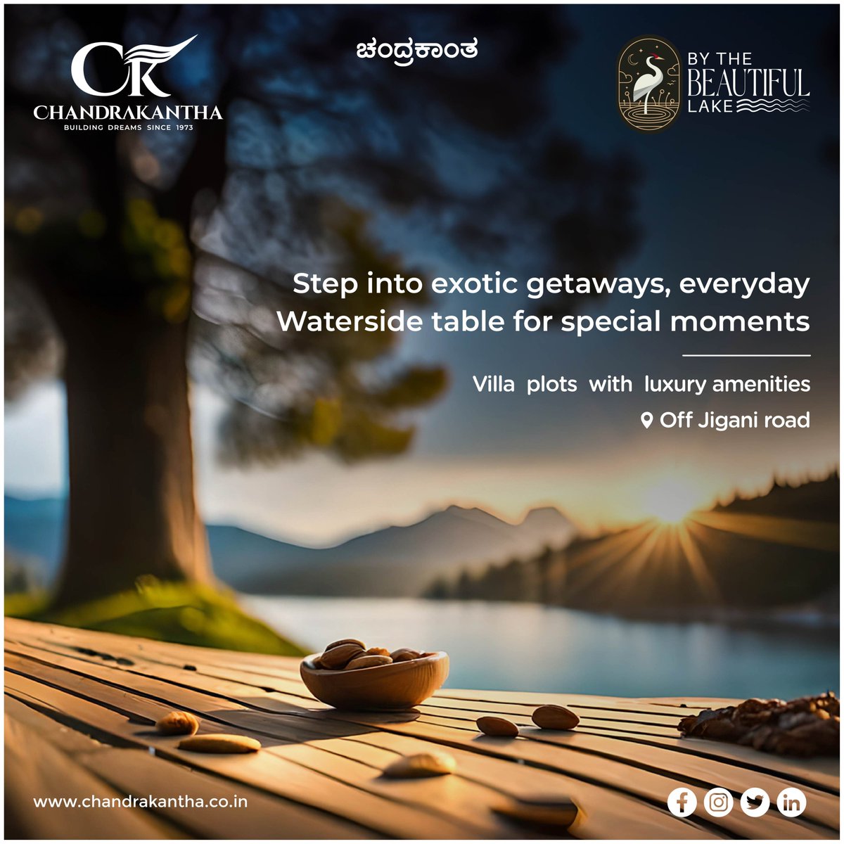 Don't just dream about it – make it a reality. Enquire now and step into the life you've always desired. Contact us for more details.
#ByTheBeautifulLake #Jigani #Anekal #ChandrakanthaDevelopers #2bhkvillas #3bhkvillas #lakefrontvillas #lakeview #lakefronthouse #luxuryhomes