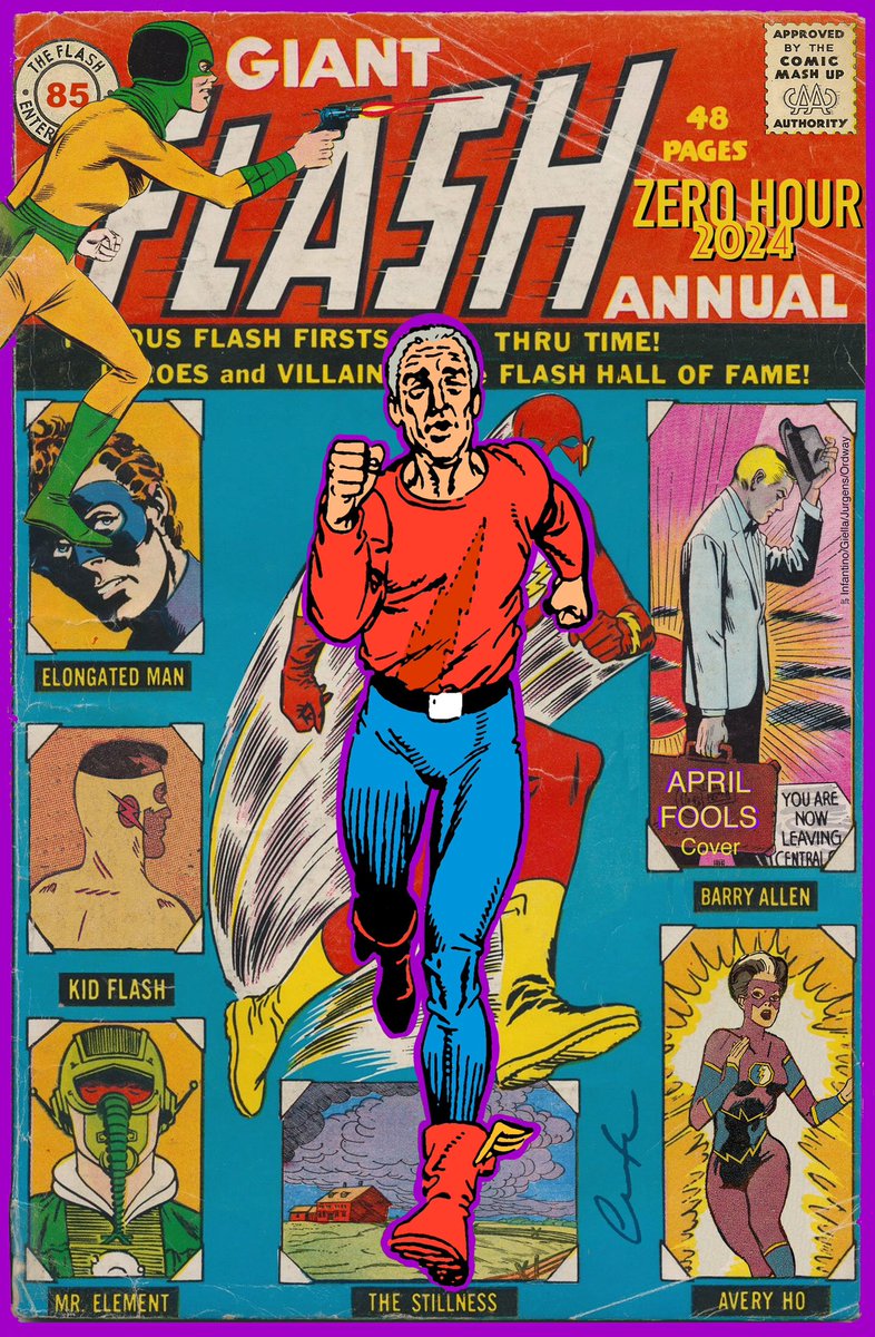 ChuckBrouilette's tweet photo. #TheFlash Annual 2024 @DCOfficial #theSuperBeingsWhoTotallyOperateOnAnotherLevel aren’t the only ones who’re #bored #wobblyAndNonStop #DawnOfDC #speedyNavelGaze reaches peak #woolGathering opening art arc it’s winningest & #ElectricWarriorWallyWest does have his charm #TheFlash85 https://t.co/aus85ZZJ3U