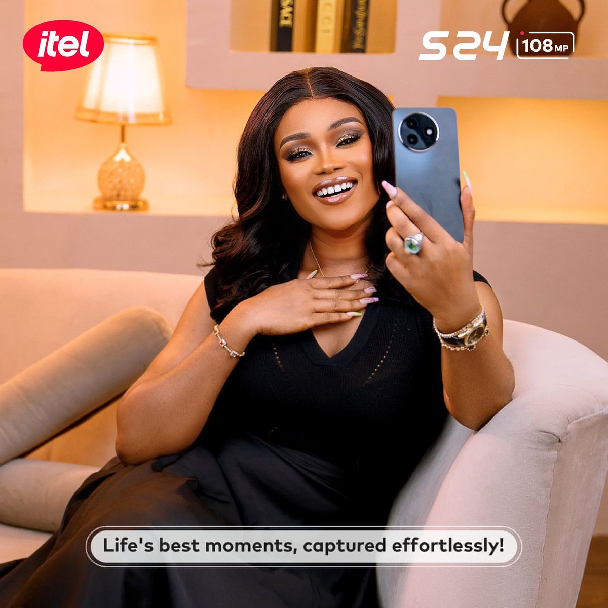 With the new itel S24 on your side life's best moments are meant to be captured with the beauty of the 108MP camera 😍❤️. 

So, get the itel S24 on Jumia right now and capture away! 

Order here  now jumia.com.ng/itel-ng-cod/>!

#itelS24
#108MPCamerInYourPocket