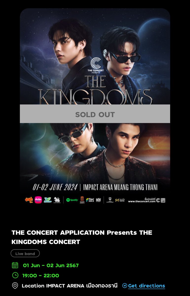 iampare_p's tweet photo. 📣มา!! ปล่อยบัตร😬

ราคาตามหน้าบัตร+ค่าธรรมเนียมเท่านั้น 

💜วันเสาร์ 1 มิถุนายน
A3 = F4 ,H1  ราคา 7,246 บาท
A2 = G7,G8 คู่กัน ,i7  ราคา 6,730 บาท

❤️วันอาทิตย์ 2 มิถุนายน
A2 = J10 ราคา 6,730 บาท

สนใจ DM ได้เลยยยย

#TheKingdomsConcert 
#NONTTANONT #bbrightvc 
#THETOYS #JeffSatur https://t.co/HkcR22dR75