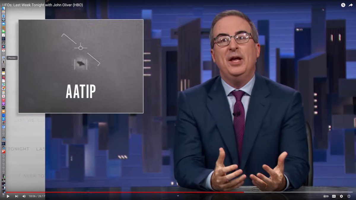 A really funny...and yet...a really serious piece on UFO's by multiple Emmy winner John Oliver last week. Take a look and listen. UFOs: Last Week Tonight with John Oliver (HBO) youtu.be/zRdhoYqCAQg?si… via @YouTube @ufouapam @DietrichVFA41 @SomewhereSkies #ufotwitter