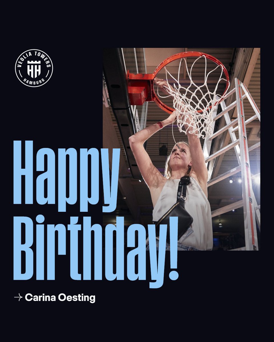 🎂 HAPPY BIRTHDAY CARINA 🎂 Wir wünschen unserer Team Managerin Carina Oesting zum 25. Geburtstag nur das Allerbeste! Die Frage ist natürlich, wer bringt heute Kuchen mit?! 😍🍀🩵 #VeoliaTowersHamburg