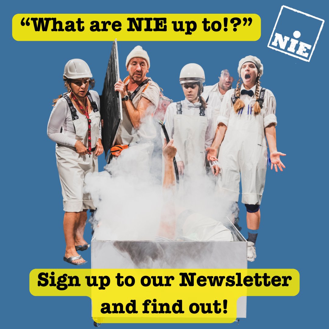 Our monthly newsletter will be sent out next week - Sign up for all the latest news from NIE HQ: nie-theatre.us17.list-manage.com/subscribe?u=58…