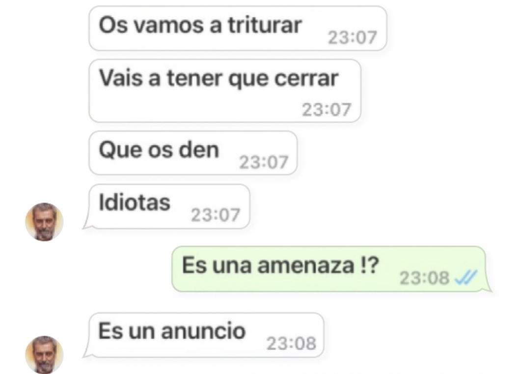Hay que tener poca vergüenza para decir eso mientras amenazáis con “triturar y cerrar” medios que no os gustan y mentís señalando a periodistas con el bulo de que van “encapuchados”. ¿Prensa libre es el bulo de The Objective confundiendo a Begoña Gómez con una hostelera cántabra?
