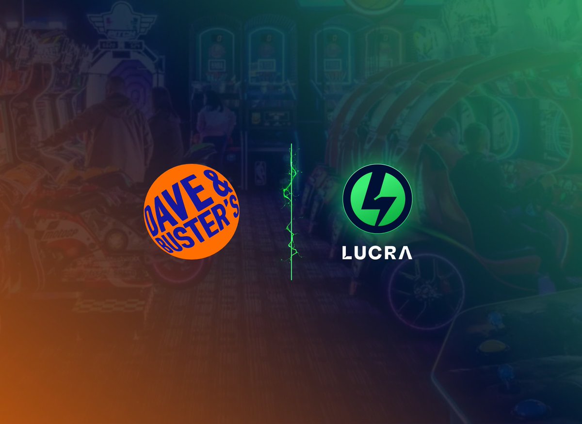 Unbelievably ecstatic to announce our partnership with @DaveandBusters, the largest provider of entertainment centers in the world! 🎯 Huge thank you to @CNBC, @contessabrewer, and @JGolden5 for highlighting how Lucra is transforming consumer experiences!