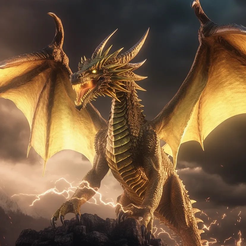 What would you do if you came into contact with a Mythic Dragon from the East ?! ⚡️ With only 10 dragons per region, each one brings untold power ☄️ #Web3