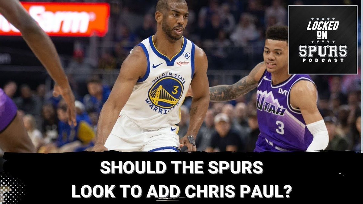 🎙️Should the Spurs look to add Chris Paul? 

YT buff.ly/4aRVkoj
.@KENS5 buff.ly/3waJt5B 
Apple buff.ly/3M84PVM
Spotify buff.ly/36NvW12 #porvida  #NBA  #gospursgo #sanantonio #NBAPlayoffs