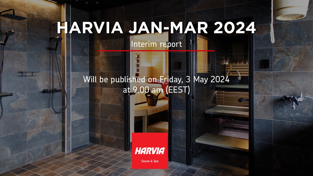 harviaglobal's tweet photo. We'll publish our Interim report for Jan-Mar 2024 on Friday, 3 May at 09:00 am (EEST). 

A webcast for analysts, investors, and media will be held in English at 11:00 am (EEST) on Friday. 

Join the webcast here: https://t.co/BoeqyJhnqT

#harvia #investors #business https://t.co/2OB3rNQWPU