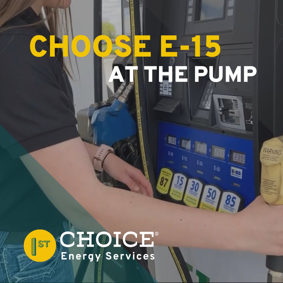 E-15 (Unleaded 88) sales have been extended for the summer! ☀️

The even better news? #1stChoice is a proud supplier of #ethanol blends, including E-15! Visit our 6 #FuelStations for #AlternativeFuels:

‣ Kenton 
‣ Urbana
‣ Mechanicsburg
‣ Richwood
‣ Alliance
‣ Carrollton