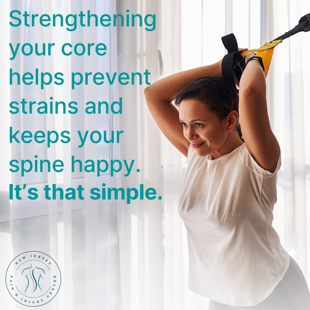 Strong core = less back pain. It's that simple. Strengthening your core helps prevent strains and keeps your spine happy. Let's work on building a core that supports a pain-free back. 💪🏽 #CoreWork #BackHealth