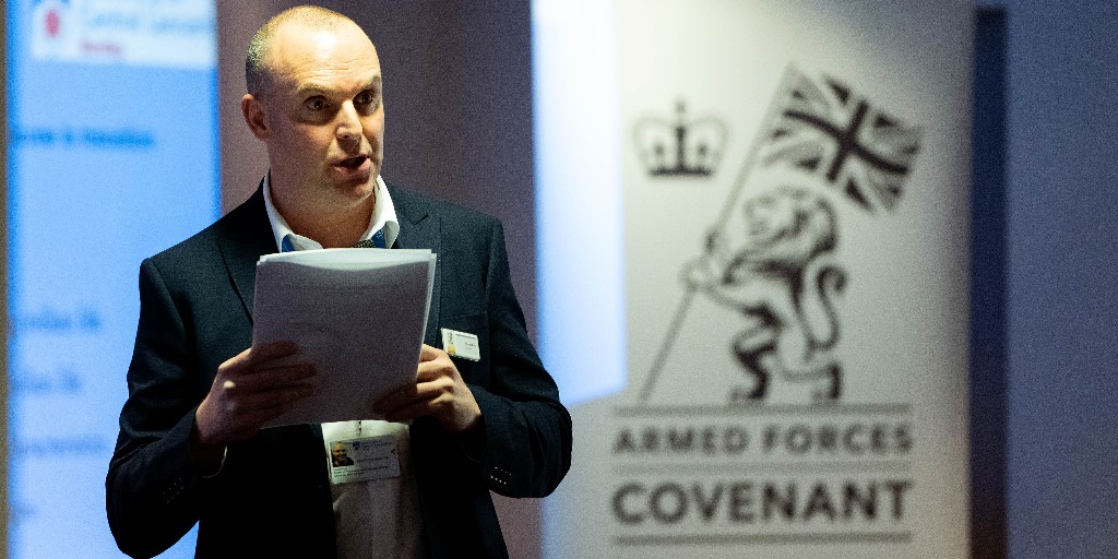 #ArmedForces Covenant conference asks how can we better support service staff and veterans in #Lancashire and South #Cumbria @APPGCovenant @collegemvus @LancashireCC @NHSEArmedForces ow.ly/ksN650Rspu7