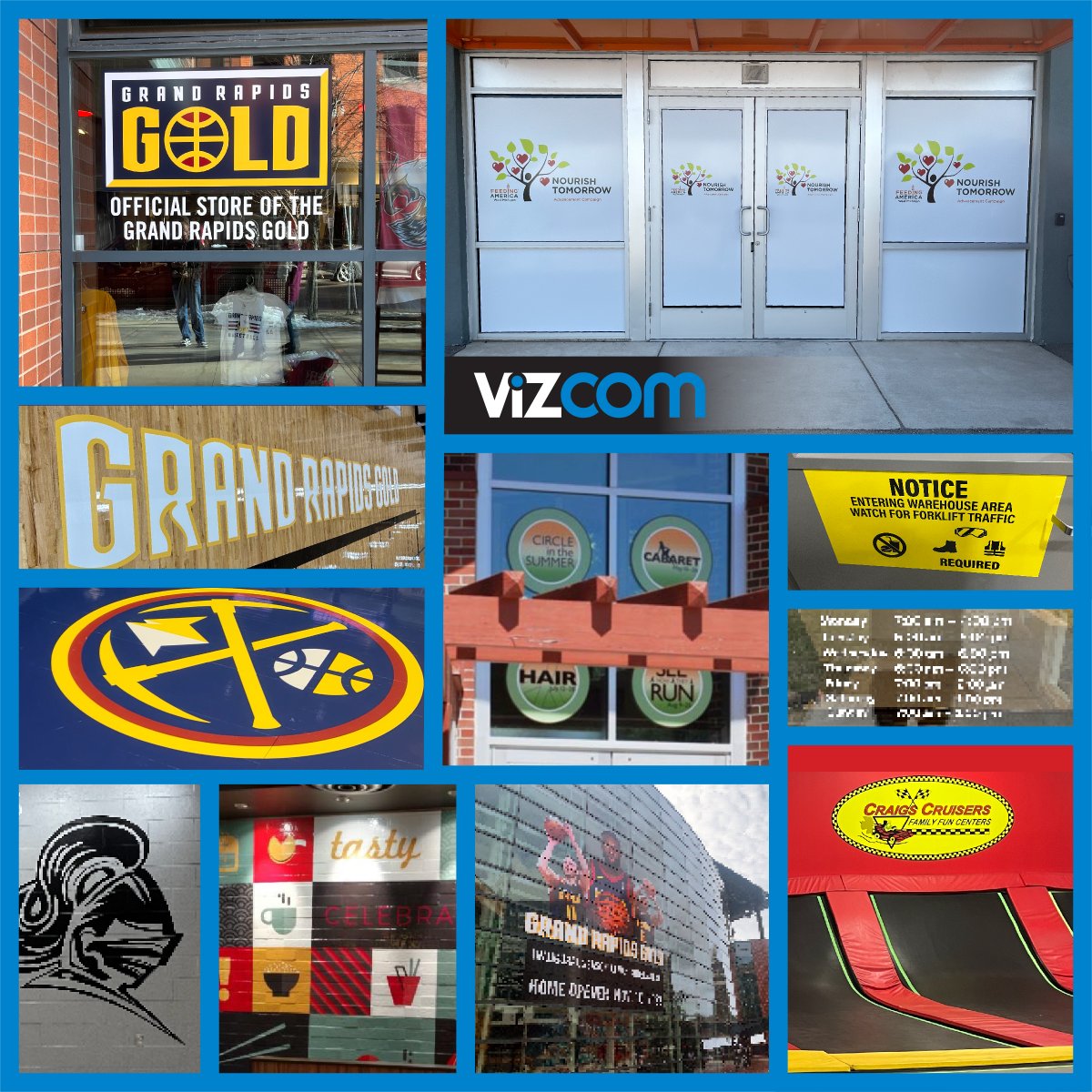 Get eye-catching laminated vinyl graphics for your storefront. Speak your brand's message through vibrant designs on your windows. 

#windowdesign #laminatedgraphics #windowgraphics #floorgraphics #wallgraphics #vinylgr