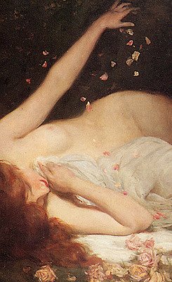 The Serenade (details) by Leonard Raven-Hill (1867-1942)