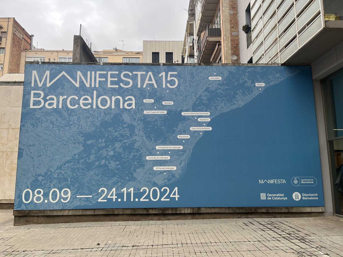.@ManifestaDotOrg, la Biennal Nòmada Europea, inaugurarà la seva propera edició el 8/9 a 12 ciutats de l’Àrea Metropolitana de Barcelona. Una oportunitat magnífica per gaudir de l’arquitectura i de diferents manifestacions artístiques. Més informació: manifesta15.org/es