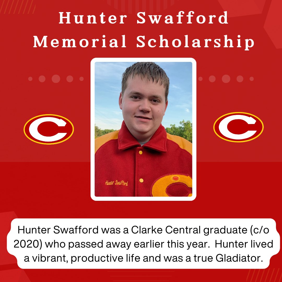 Donate today to support the Hunter Swafford Memorial Scholarship. Contributions can be mailed to CCHS, Attention: Jon Ward, 350 S. Milledge Avenue, Athens, GA 30605 or online via gofan.co