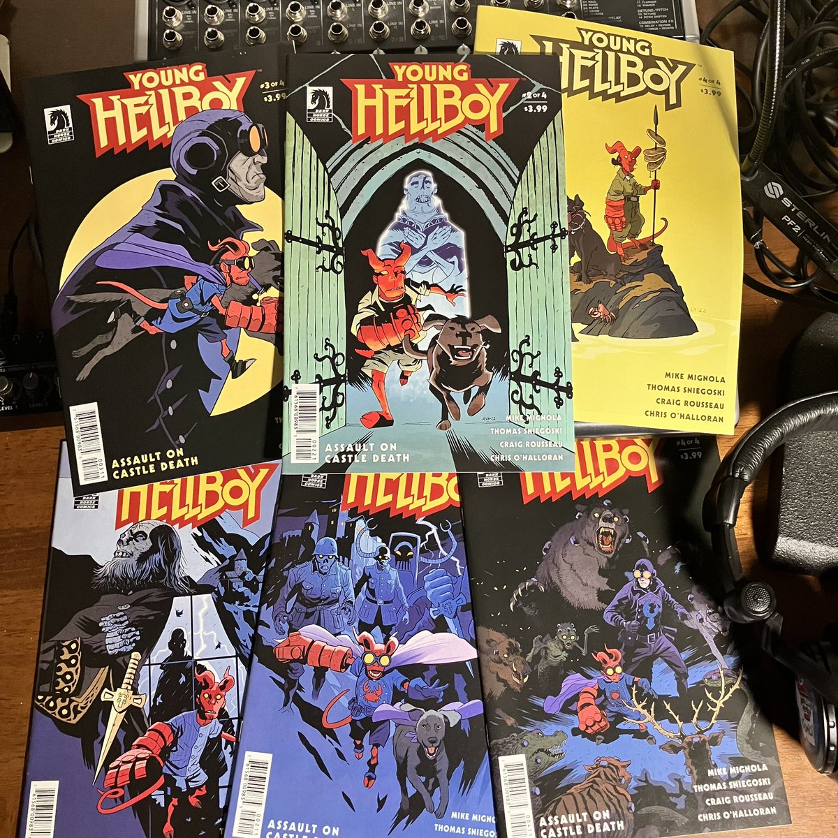 New Episode Today! 
podbean.com/ew/pb-wex9v-15… 
We discuss “Young Hellboy: Assault on Castle Death,” w/ Chris Egan on this week’s podcast! #hellboybookclub #podcast #hellboy #mikemignola #craigrousseau #mattsmith #chrisohalloran #michaelavonoeming #lissatreiman #darkhorsecomics