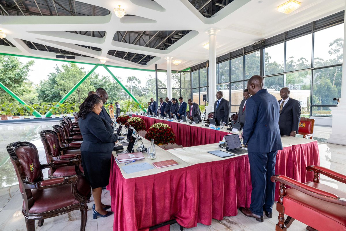 ATTENDED FULL CABINET MEETING AT STATE HOUSE NAIROBI Attended a full cabinet meeting chaired by H.E. the President Dr. William Samoei Ruto alongside several other cabinet colleagues at State House Nairobi today. #BETA #CabinetMeets