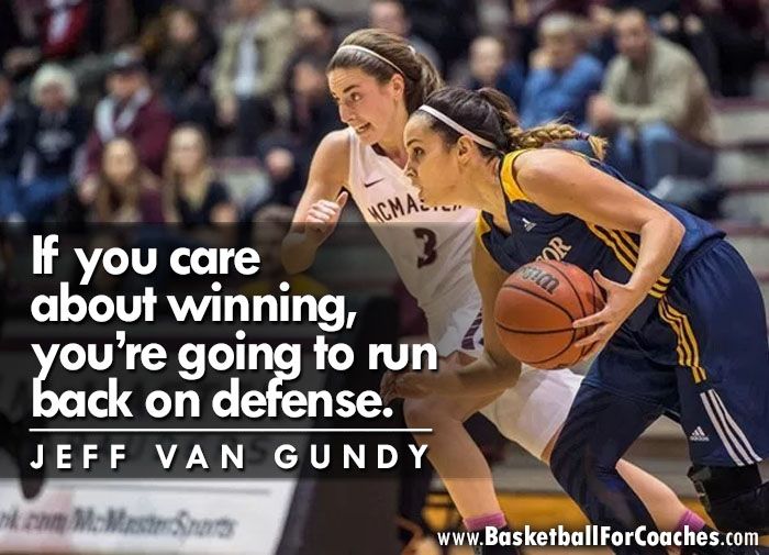 'If you care about winning, you’re going to run back on defense' - Jeff Van Gundy