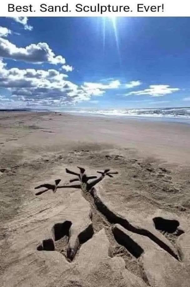 Best sand sculpture ever!
