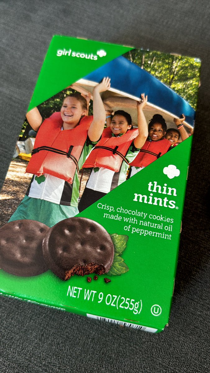 We got #GirlScout Cookies 😊