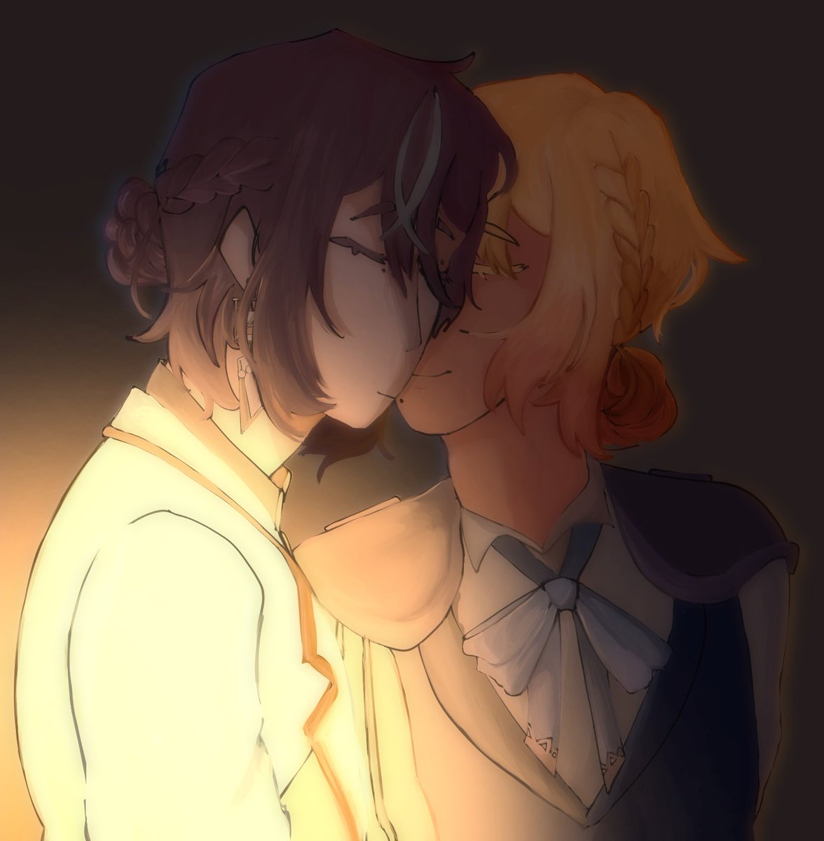 Kiss by the candlelight  🎈🌟 #Prsk_FA #prsk_BL #類司
