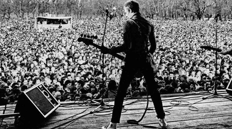46 years ago today, The Clash at Victoria Park, Hackney. I'm in there somewhere.