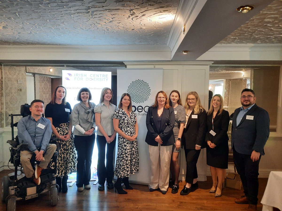 This morning I met with EDI leaders across the South East and shared our EDI journey at SETU with them. Enjoyed hearing about the great work of others and lots to take away. Thanks to @ibec_irl for hosting the event and inviting me to speak.