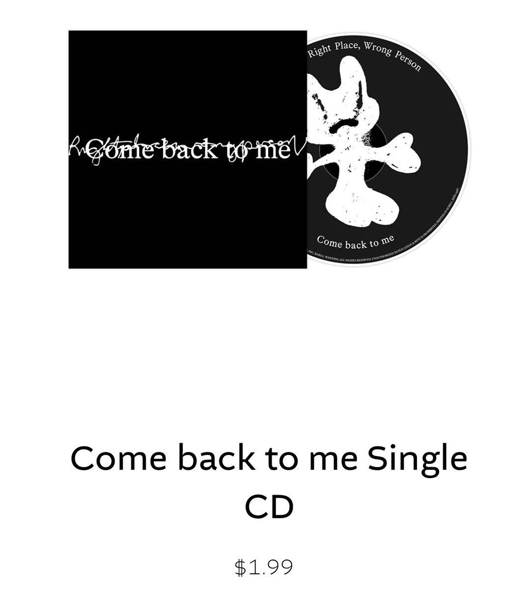 🇺🇸 BTS 오피셜 사이트에서 RM의 Come back to me 싱글 CD 프리오더가 시작 되었습니다

차트 성적을 위해 미국에 현재 거주 하시고 미국 발행 카드로 결제 가능 하신 아미님들만 구입 하시길 부탁 드립니다

🔗: shop.bts-official.us/products/come-…

#RM #RM_Comebacktome
#RPWPISCOMING