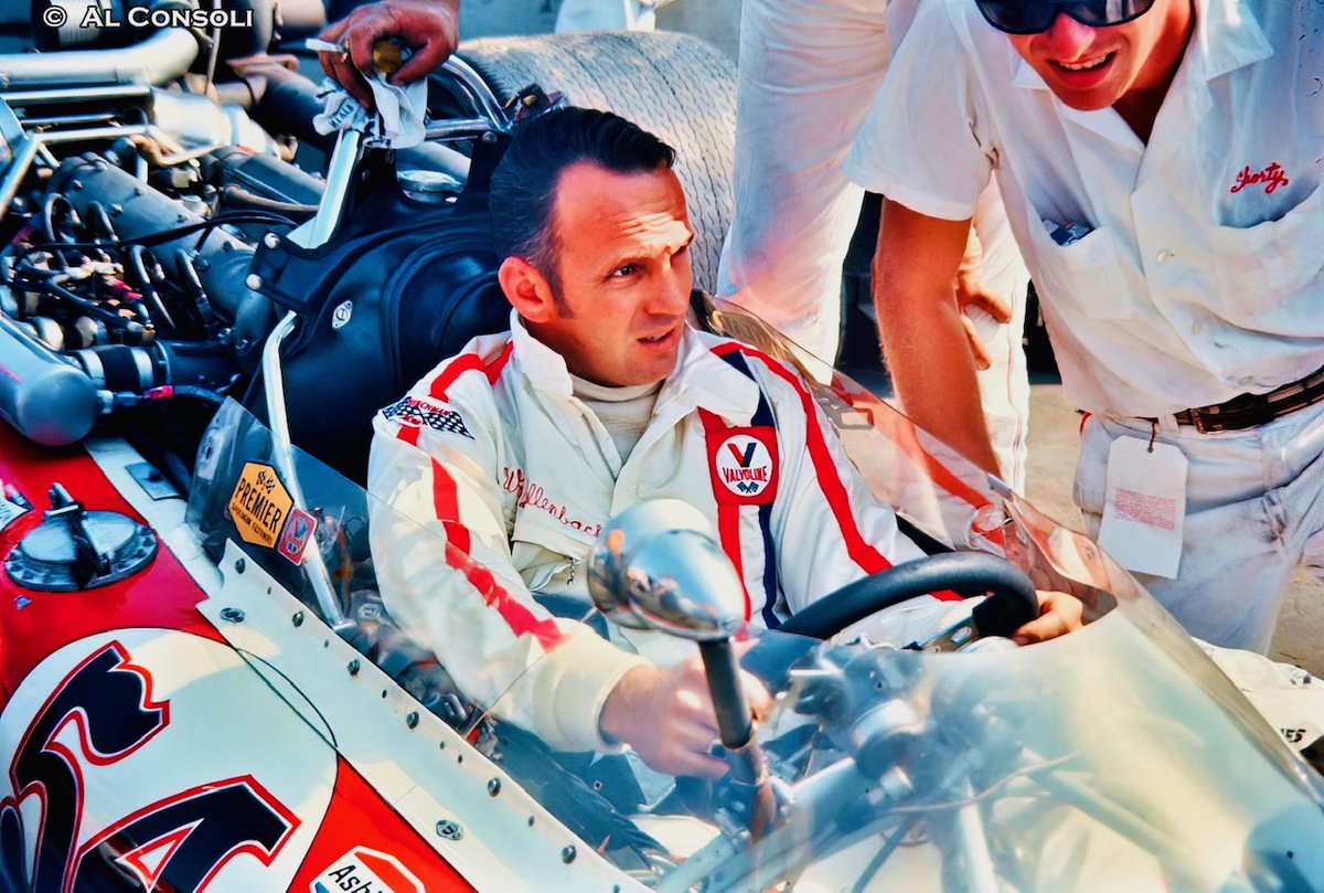 Wally Dallenbach at Trenton NJ... 1968.🏁
(Al Consoli Photo)