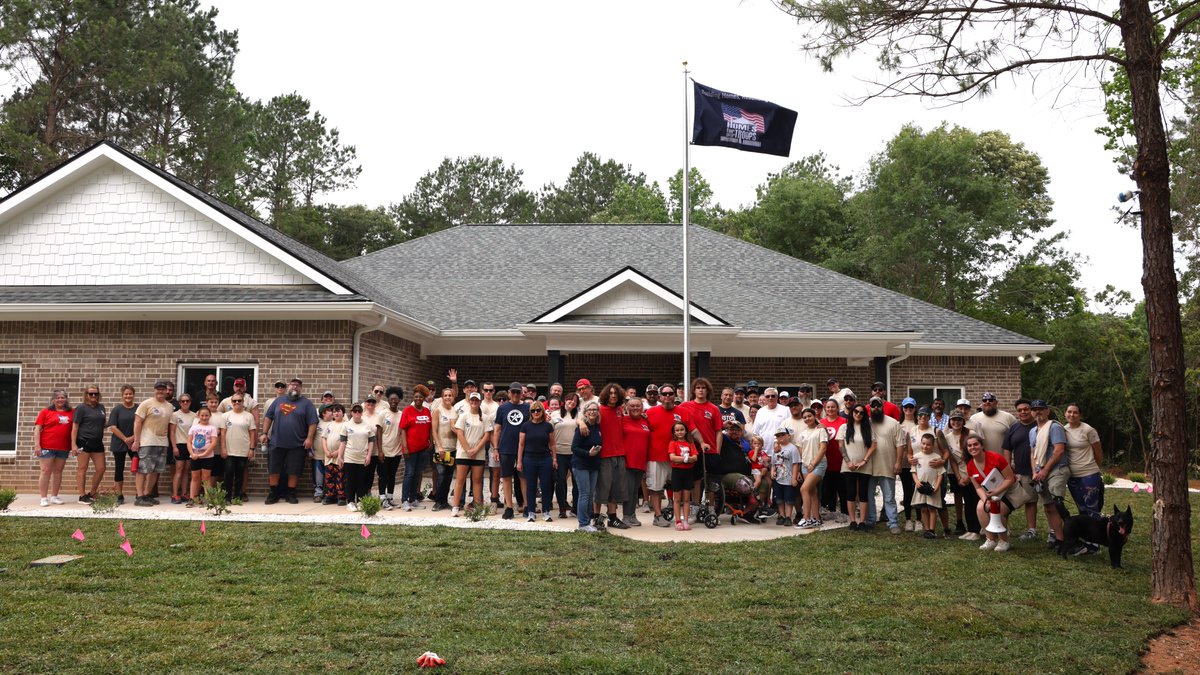 Thank you to all the volunteers who came out to lay the landscape of Army SGT Timothy Brumley and his family's future specially adapted custom home in Montgomery, TX. Learn more about Timothy and sign up for project updates here: hfotusa.org/brumley