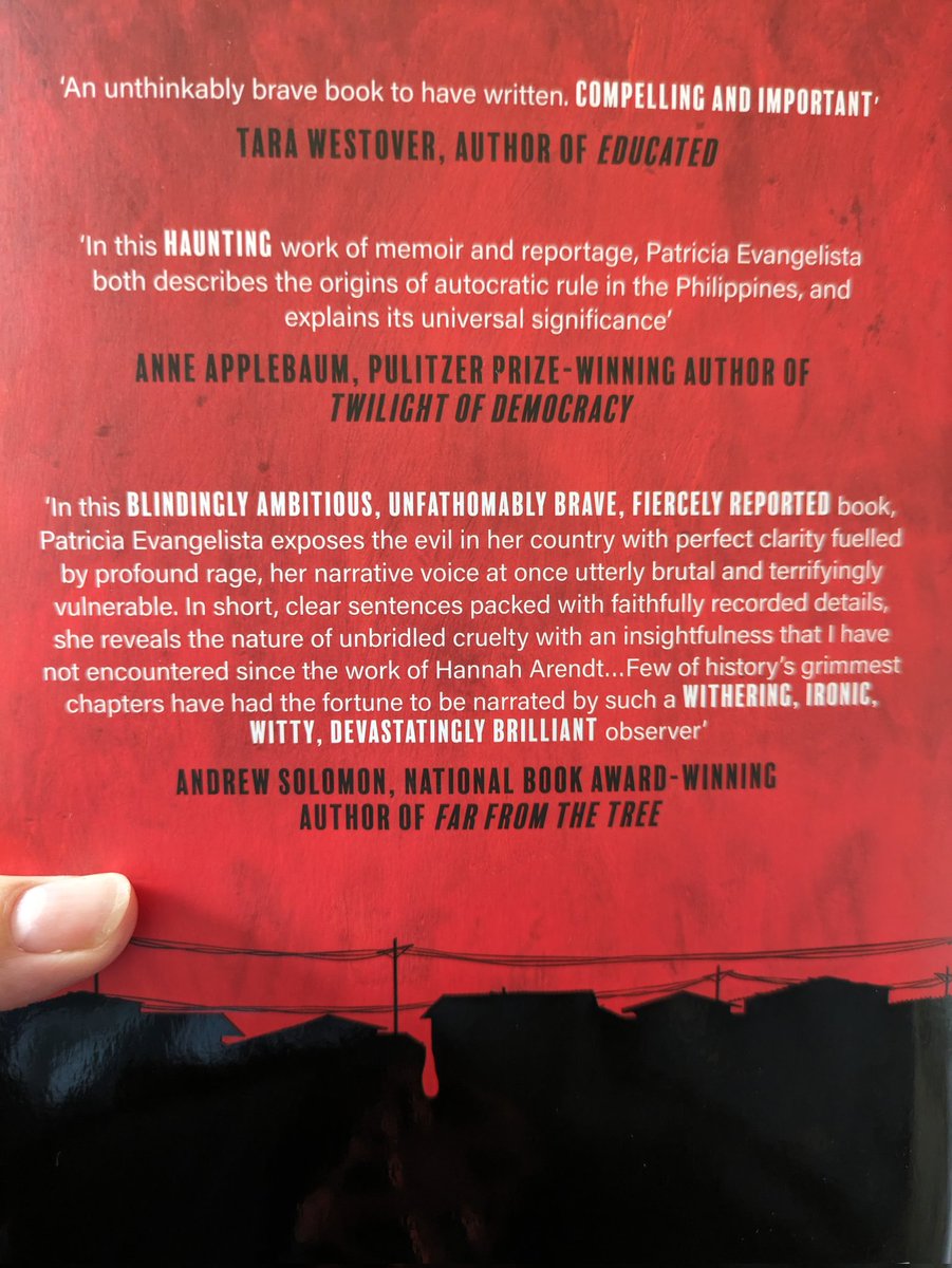 🇵🇭 'Some People Need Killing' A memoir of Murder in #Philippines by Patricia Evangelista. 'Brave, Withering and Fiercely Reported'. State Impunity for cruel and evil brutality cannot be shrugged off. @IntlCrimCourt continues to examine, investigate and seek Justice. #Duterte