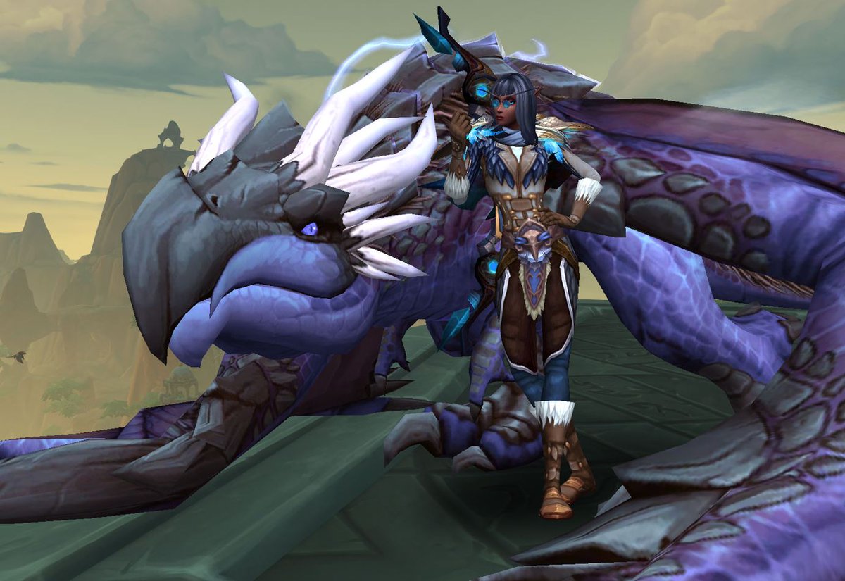 The Northrend Dragon Racing is now live. So with that in mind, time for another themed dragonriding outfit, this time on my horde hunter. Can't stand the helm for these so made my own plus a few other changes from the initial set. #worldofwarcraft