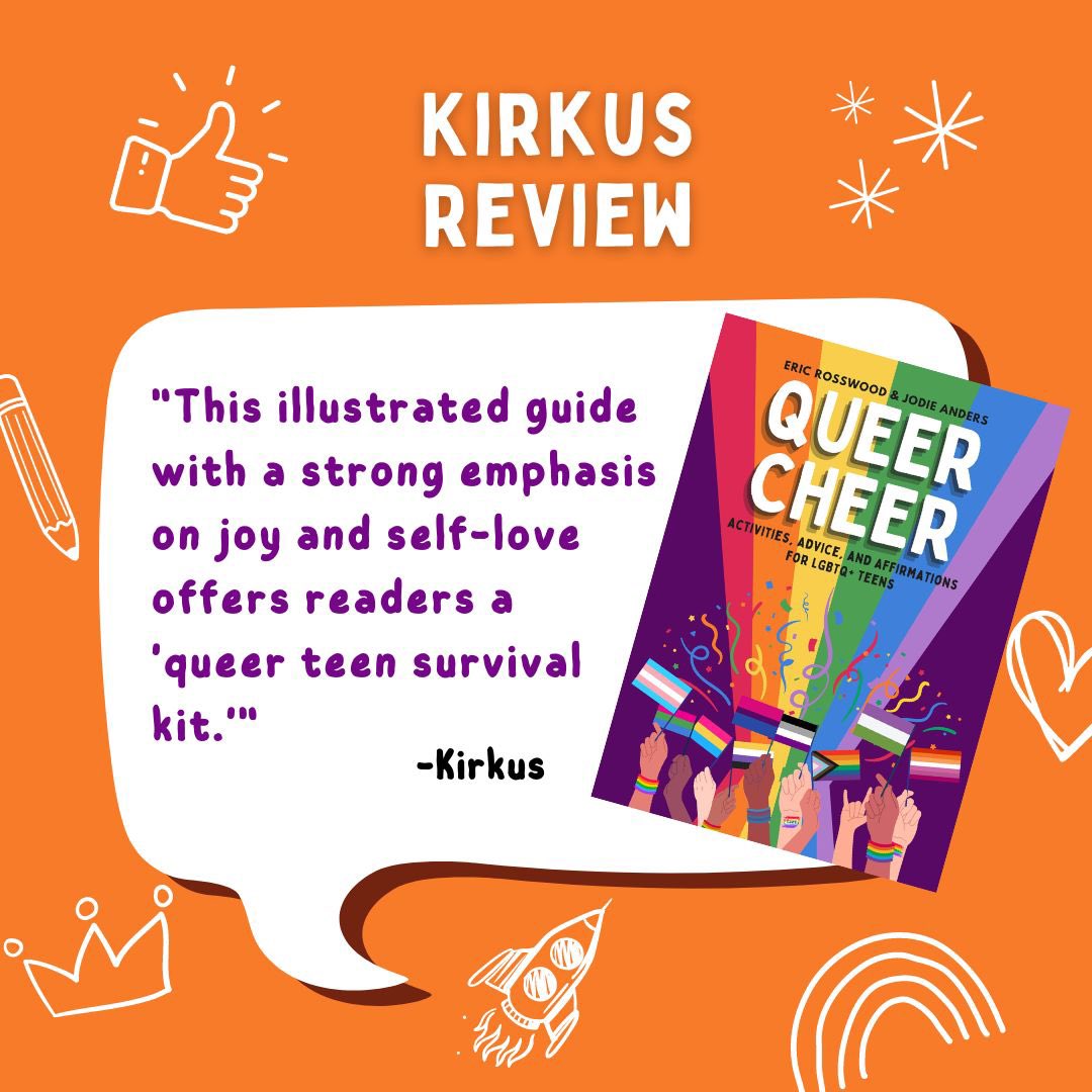 Yay! We got our first official review for QUEER CHEER and it’s wonderful! Can’t wait for you all to read it. Pre-orders are available now. Link in bio. #ShareQueerCheer #LGBTQ