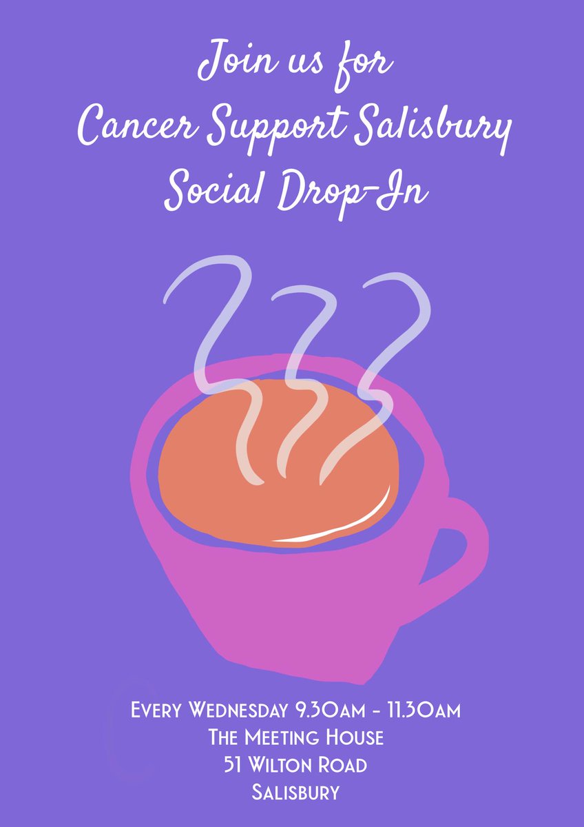 Location: The Meeting House, 51 Wilton Road, Salisbury, SP2 7EP
#salisbury #cancersupport services