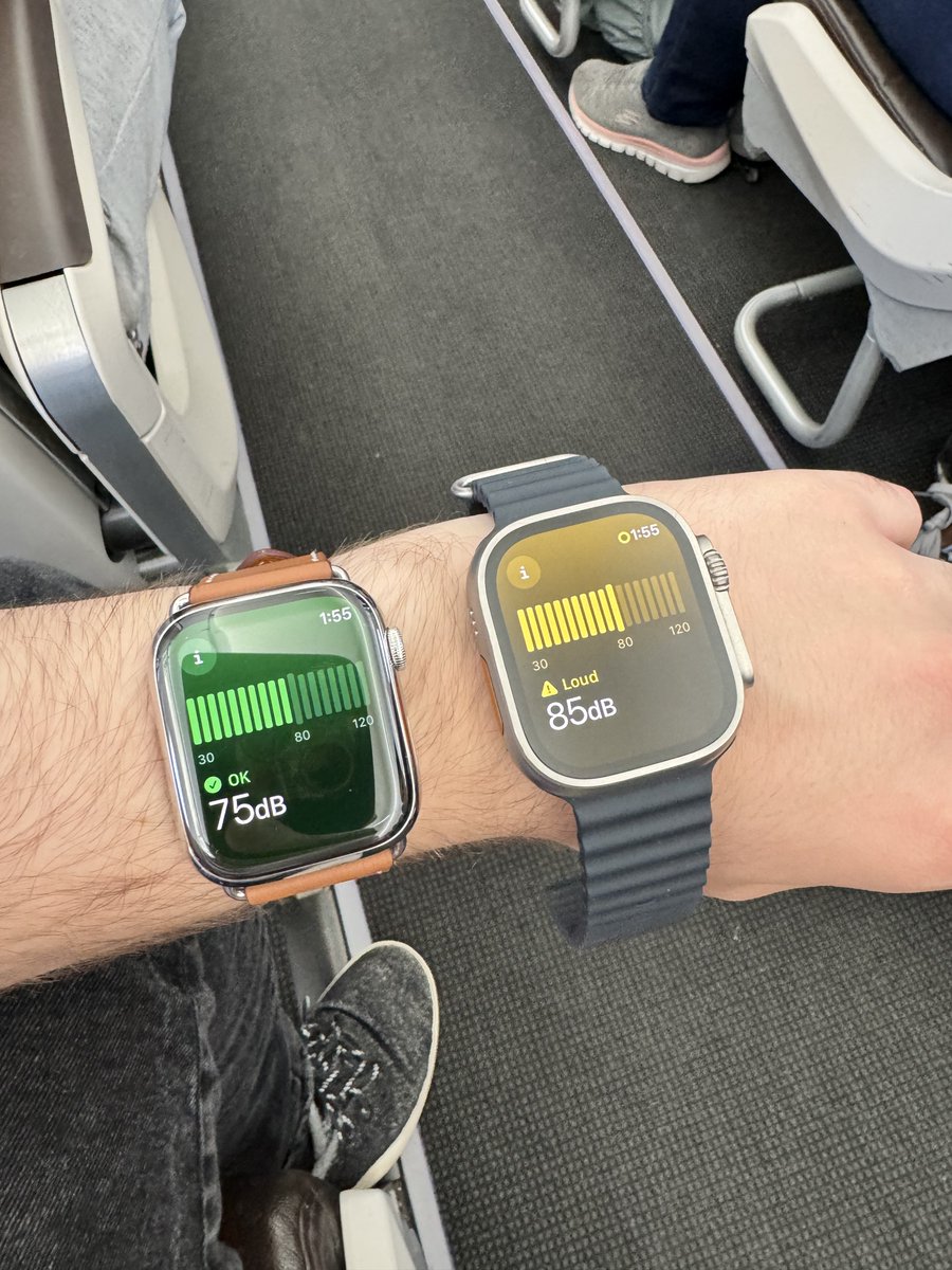Same environment. Two entirely different decibel readings. Two different Apple Watches.

What’s going on here Apple?
