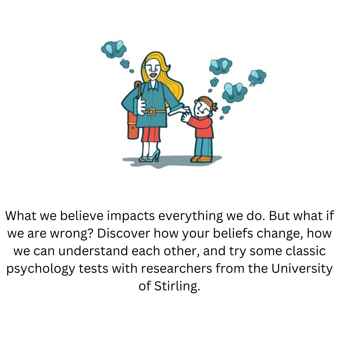We are very excited to be a part of the #GlaSciFest! Join us on the 15th and 16th of June at the Riverside Museum to learn about beliefs.