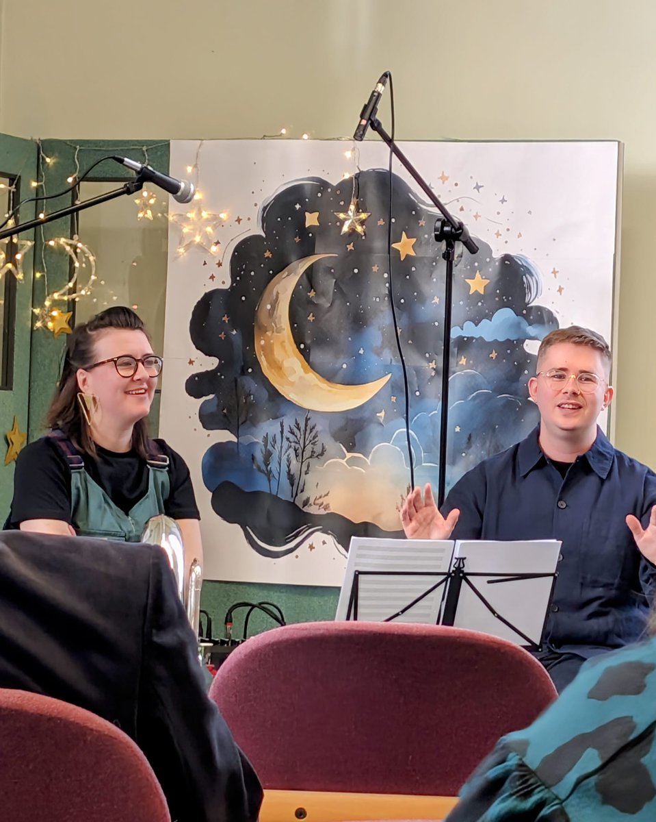 Thanks to @chambermusicsct and their Ensemble in Residence #DopeyMonkey for a lovely evening in Falkirk Library. We really need to have more live music in our airy top floor space.