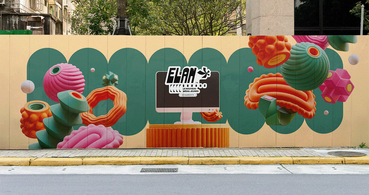 Branding of the day 🎨 
Elan, a French media created by <a href="/HugoDecrypte/">Hugo Décrypte</a> ! 

Crafted by LeCartonStudio.