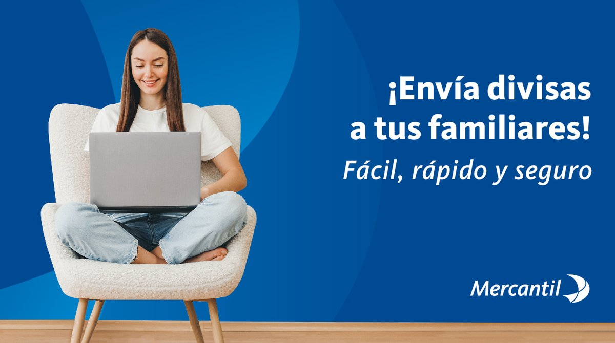 A través del Portal de Pagos podrás enviar divisas a tus familiares que sean clientes Mercantil, de forma fácil y cómoda. Y si aún no lo son, ¡pueden abrir una cuenta con sólo tres requisitos! Para saber cuáles son, visita: bit.ly/3w5G1cv #Mercantil #PortalDePagos