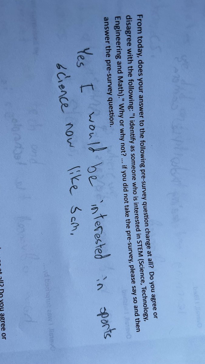 Helping out with #nbd2024 last week! Have a couples session of explaining EMG and IMU to do! Pretty cool response from one of the students