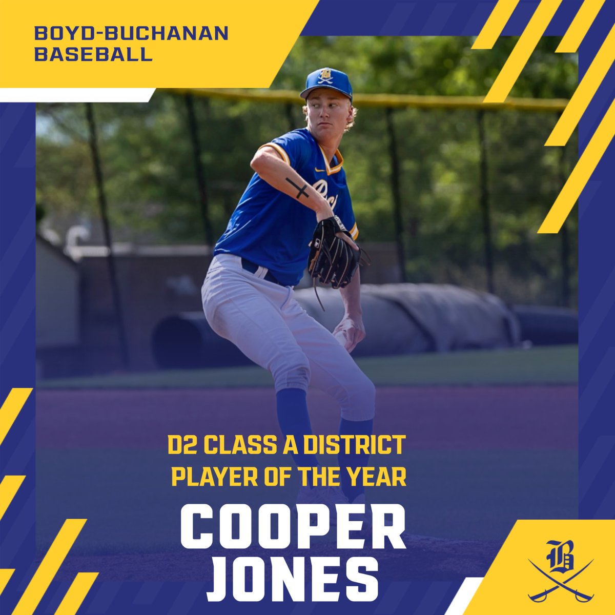 District Player Of The Year…. Cooper Jones! Congratulations! #weareBBS