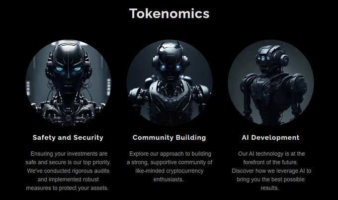 SafeWardAI's tweet image. SafeWard #Tokenomics is the key to a token that changes people's lives from one edge to the other.⚫️

It has safety, security, development stages, and much more!

Find out all about it in the link below!
👉🏻safewardai.com👈🏻
#Crypto #cryptocurrencies #AI #Bitcoin
