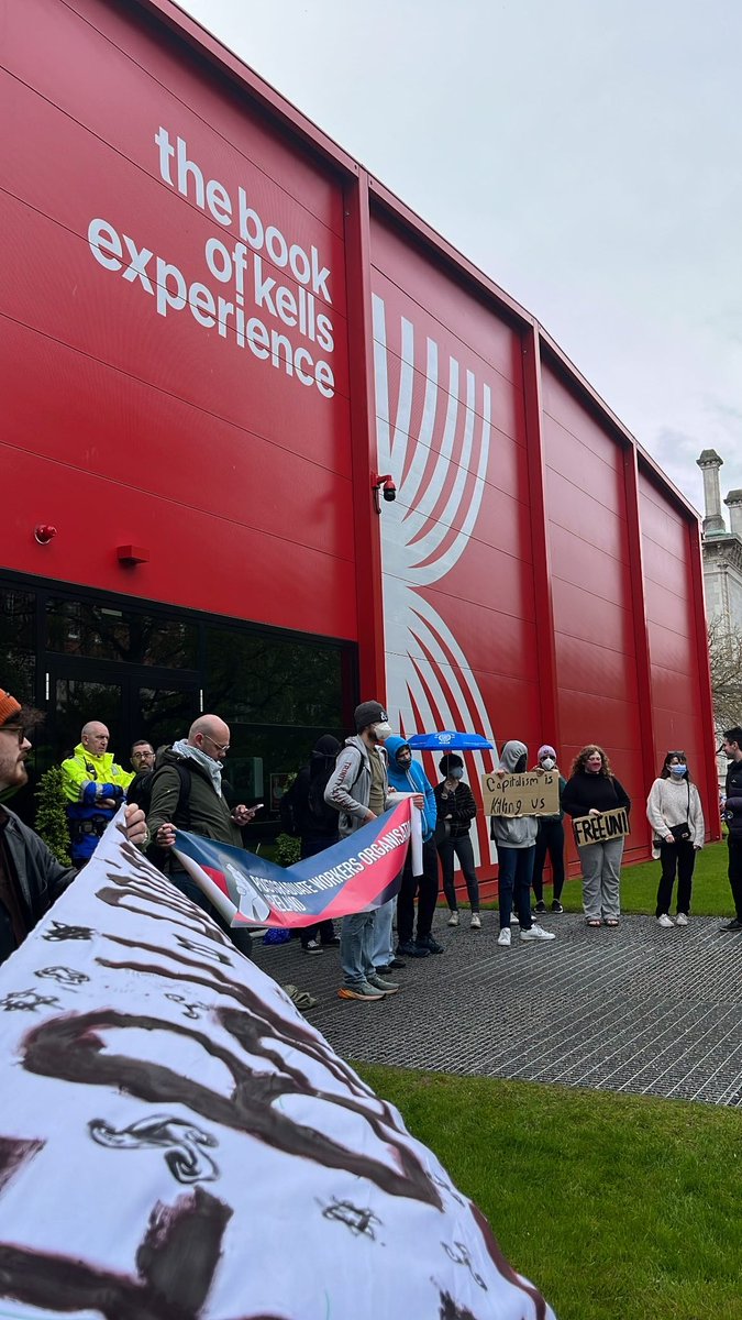 IRELAND 

The far left gave targeted Catholic monastic artwork 'The Book of Kells' for protesting 

Targeting libraries and intimidating librarians has become too common a feature of the Irish Far Left